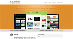 Desktop Screenshot of galleryrush.com